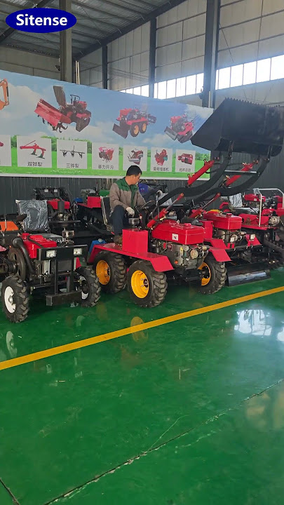 25HP Micro AWD Tractor with Tiller and Loader #rotarytiller #tractor #cultivator #tiller #loader