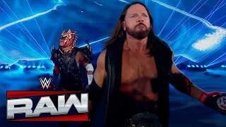 AJ Styles & Dragon Lee Entrance: WWE Raw, November 3, 2025