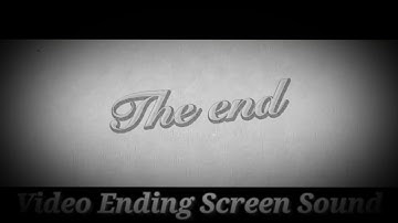 Video Ending Screen Sound Effect