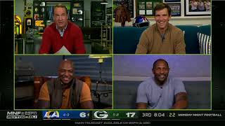 Ray Lewis & Demarcus Ware Join The Manningcast Mnf With Peyton & Eli