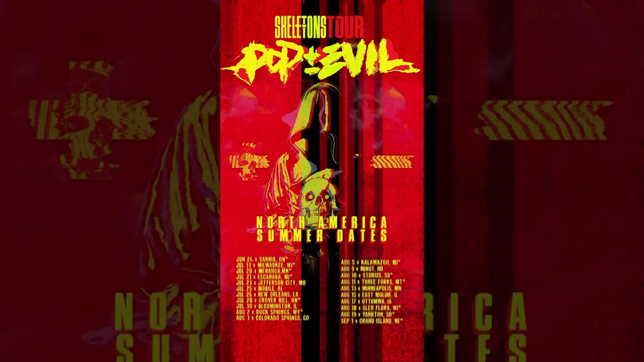 It’s Official! Public on sale for the 💀’s summer tour is NOW! 