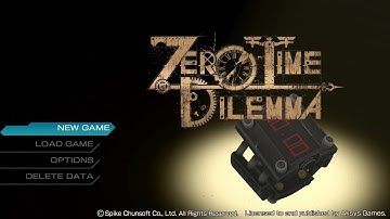 Zero Escape: Zero Time Dilemma - Playthrough Part 1 (CQD-END:1) [PS4]