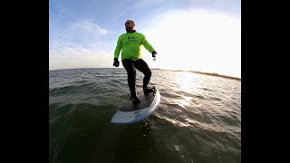 Riding the Lift efoil folding prop feels like surf foiling