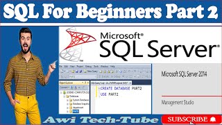 SQLStructural Query Languagne for Beginners Part 2 | SQL tutorials