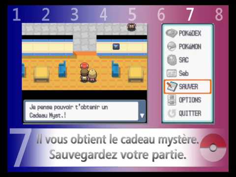 Obtenir le Cadeau Mystre - Pokmon Diamant, Perle e...