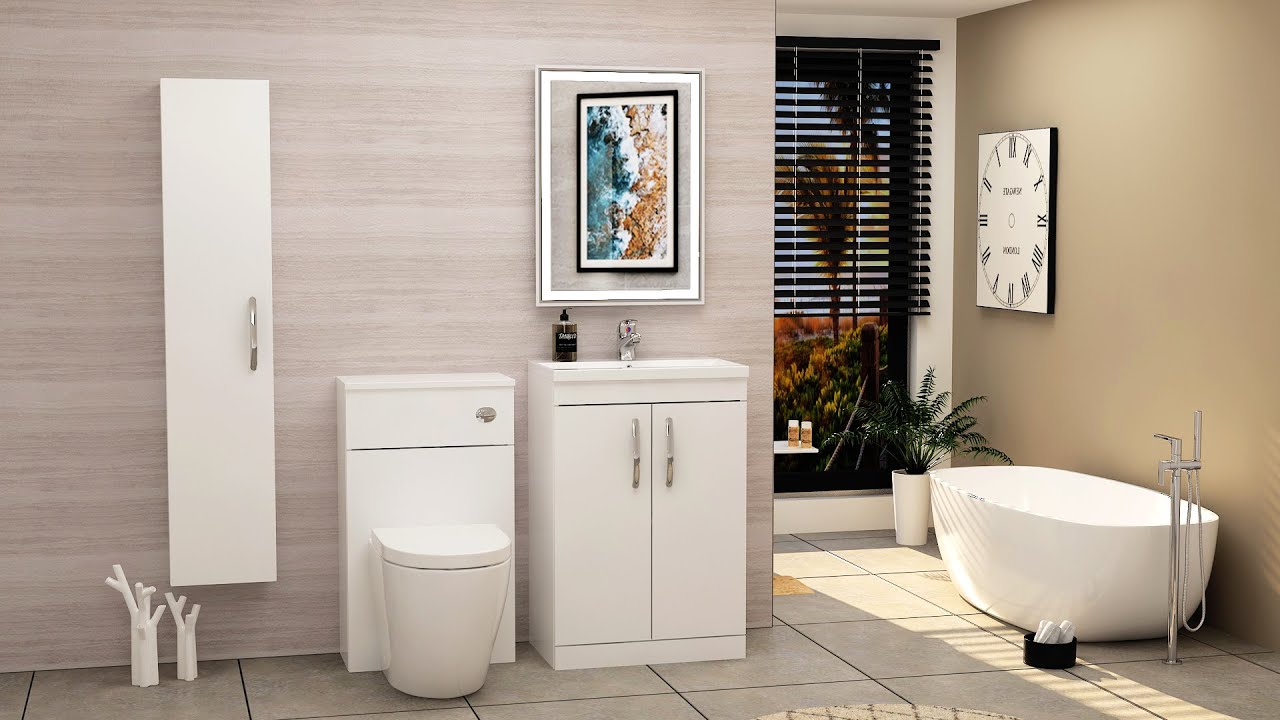Freestanding Modern Bathroom Furniture & Wall Hung Vanity Units with Sink Designs