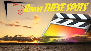 How to Remove Dust Spots in a Clip & Make It Look Good | FCPX Tutorial Dust Spot Removal Video