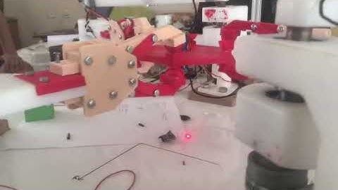 3 DOF parallel manipulator circle drawing 2