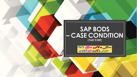 SAP BODS Case Transformation - Part Three