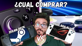 STEAM DECK vs ASUS ROG ALLY - ¿Cual es mejor? | Me COMPRE la Asus Rog Ally | COMPARATIVA