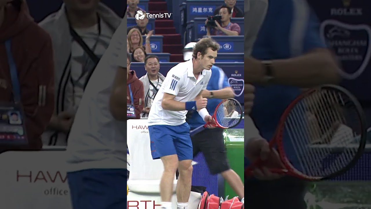 Insane Murray Set Point! vs Federer 😱