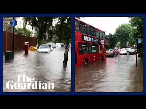London hit by severe flooding after torrential rainfall