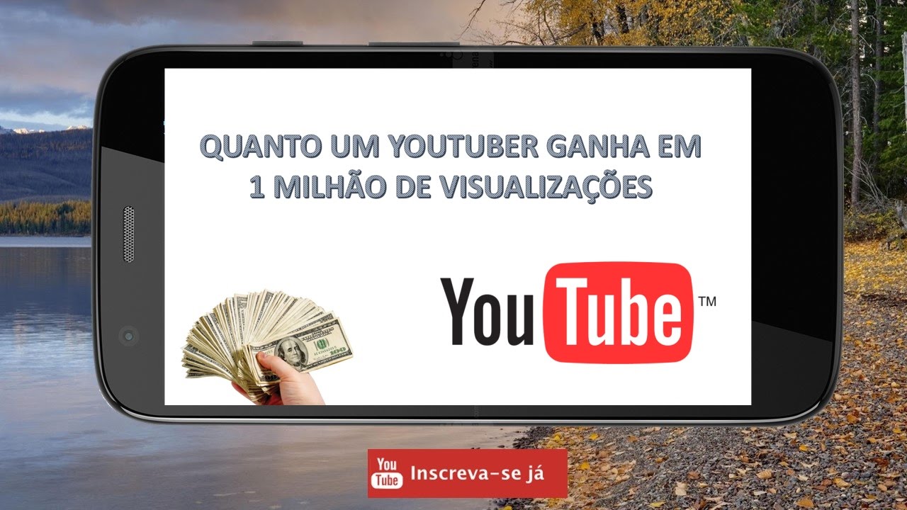 Quanto o  paga por um vídeo de 800 mil visualizações no