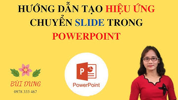 Tạo hiệu ứng chuyển slide trong PowerPoint.