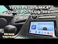 Toyota Supra MK4 Xtrons Universal Double Din Upgrade! Apple Car Play and Android Auto Unit TIQ742P