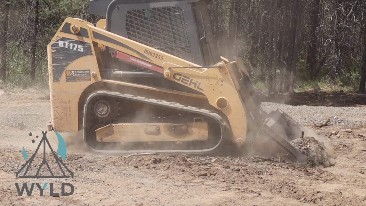 How to grade with a Skid Steer He gets lots of use around the Shouse