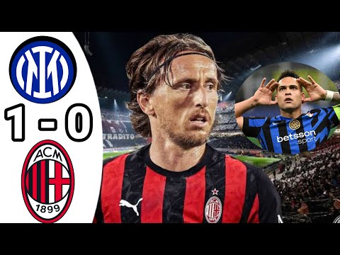 ملخص مباراة انتر وميلان اليوم 0 1 اهداف انتر وميلان اليوم انتر اليوم الدوري الإيطالي