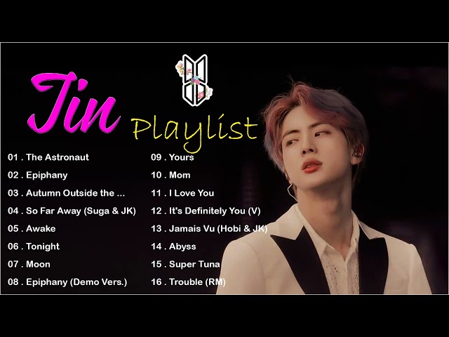 BTS JIN PLAYLIST  UPDATED | 진 노래 모음 | BTS / Jin Playlist [ 진 플레이리스트 ] 💜 class=