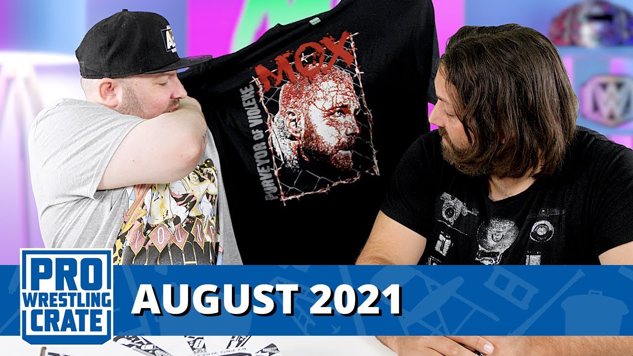 August 2021 Pro Wrestling Crate Unboxing | Wrestling Mystery Box