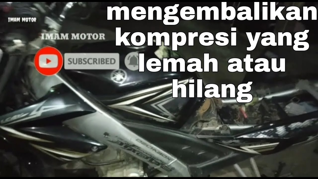 vixion old mogok, hilang kompresi.