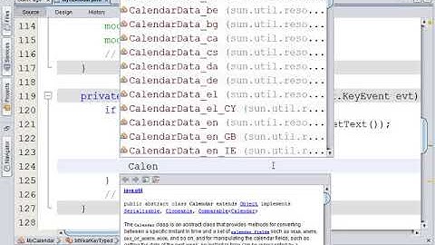How to Create Calendar in Java Netbeans