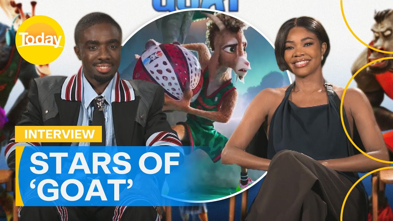 Stars of the basketball animated film ‘GOAT’ chat about the fun flick | Today Show Australia