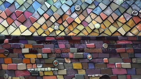 Mosaic Installation at Esalen Institute