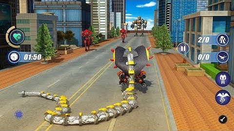 Wars Spaceship Robot Anaconda Robot Transform Game video | Robot 2021 gameplay | 3D robot gameplay