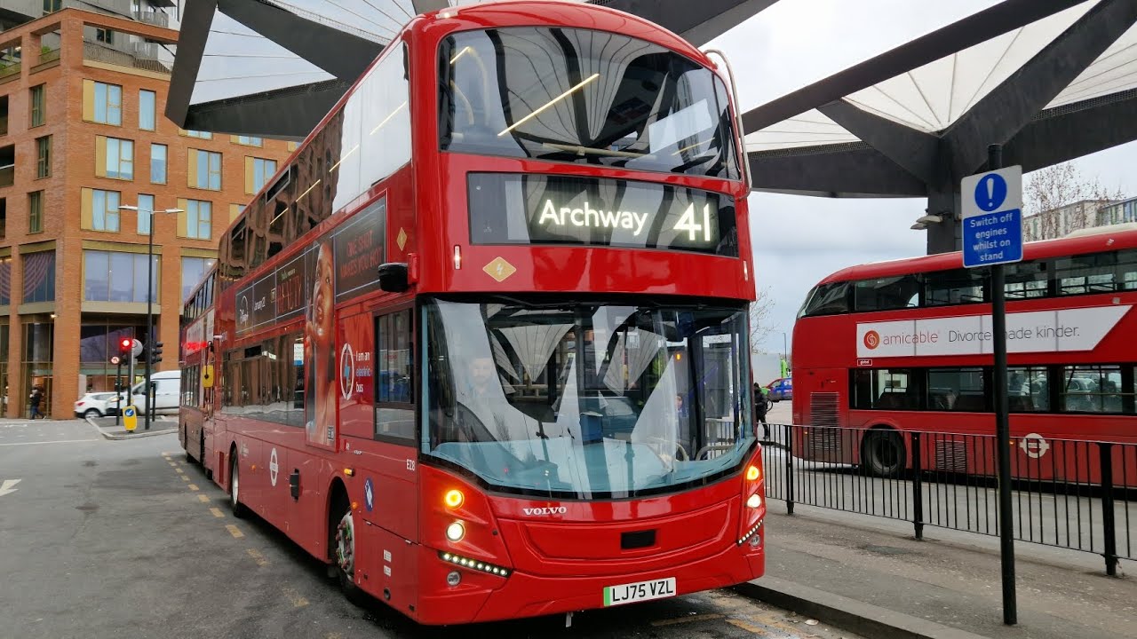 FULL BZL JOURNEY ⚡️ | LONDON BUS 41 ARCHWAY - TOTTENHAM HALE (LJ75VZL) EZ8e