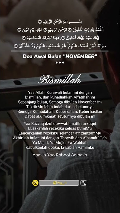 DOA AWAL BULAN NOVEMBER #ytshorts #yt #youtubeshorts