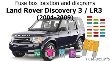 Fuse box location and diagrams: Land Rover Discovery 3 / LR3 (2004-2009)