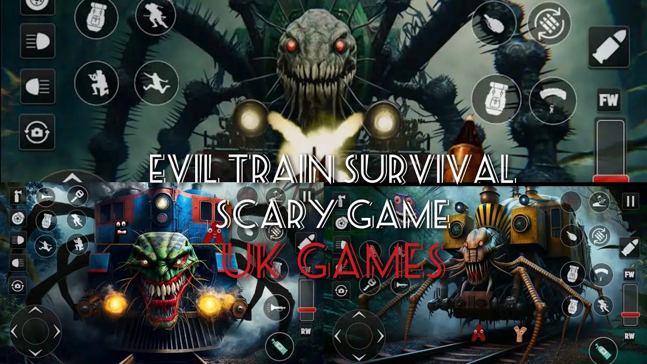Evil Train Survival Scary Game | Level 1-4 | iOS Android | Gameplay |(Uk Games)