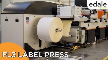 FL3 Label Press - No voiceover, no music, just the machine