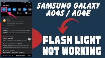 Samsung Galaxy A04s / A04e Flashlight not working | Solve flashlight issues || Flashlight problem