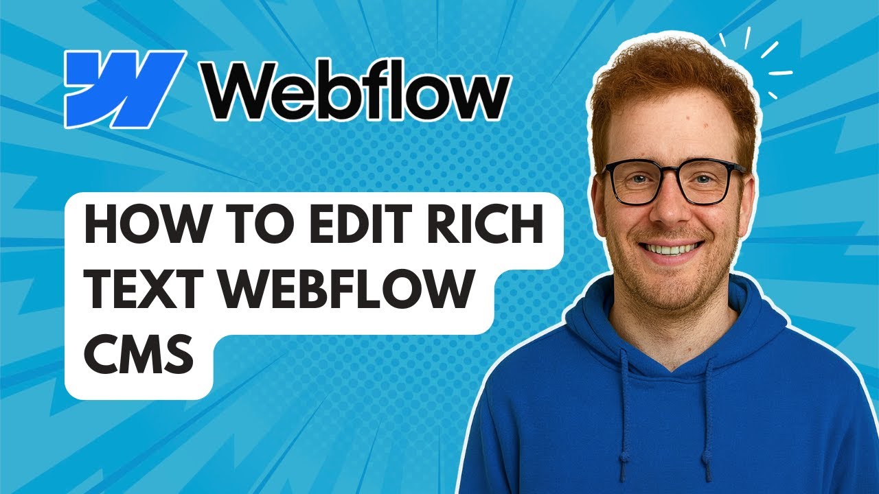 How to Edit Rich Text Webflow CMS [2025 Guide] - YouTube