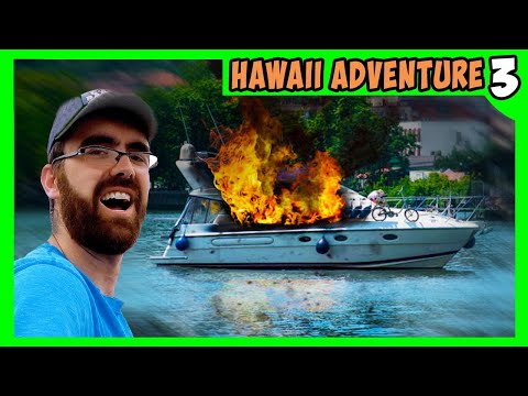 UNCLE JAY BREAKS THE BOAT! GETS STRANDED! (Uncle Jay's Hawaii Adventure #3)