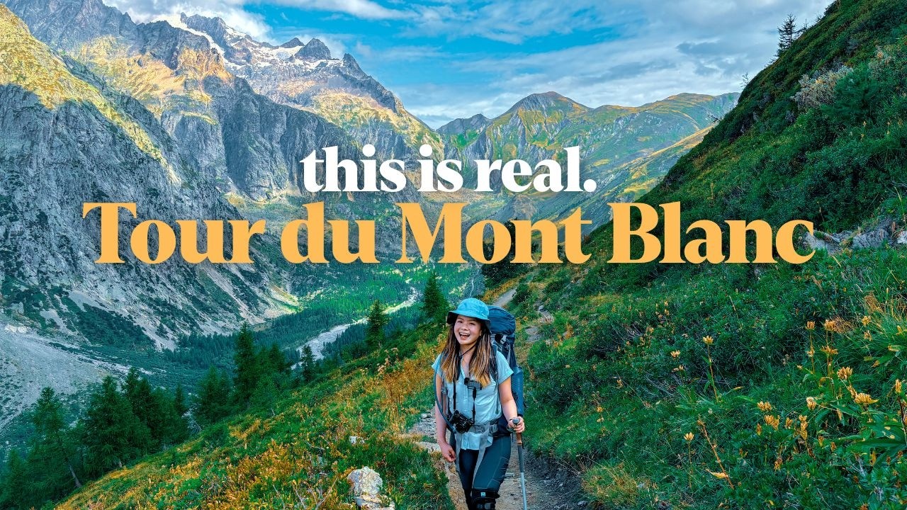 i hiked the alps and cried (TMB day 1 -  italy to switzerland )