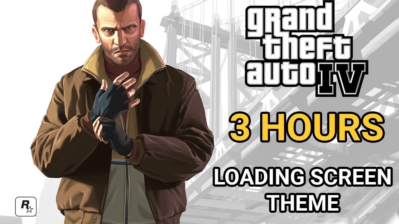 GTA 4 LOADING SCREEN THEME HD | 3 HOURS OF MUSIC | GamesTube