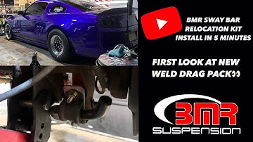 BMR Sway Bar Relocation Kit / WELD 15x10 Drag Pack Install On GRIMACE