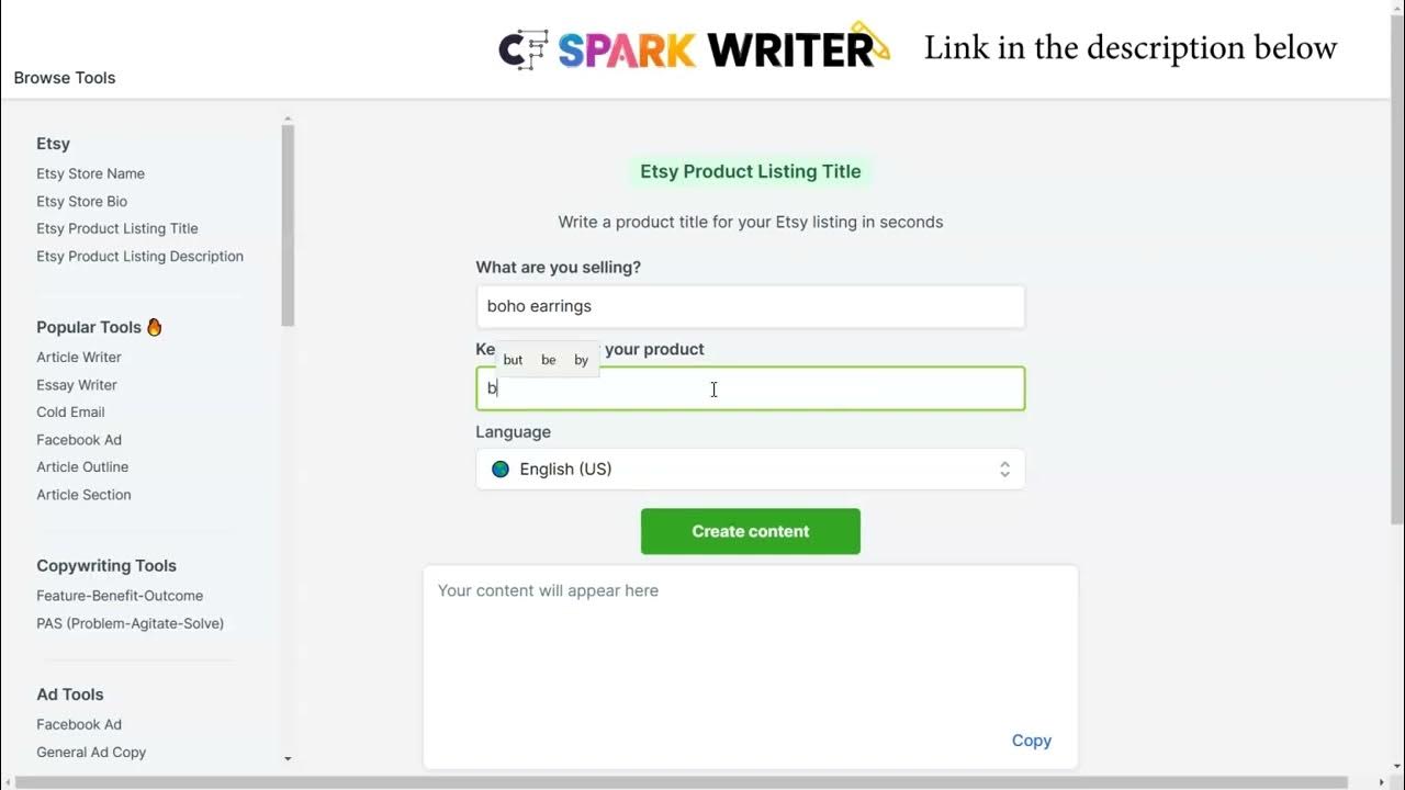 How to Generate Perfect Etsy Listing Title in Seconds Etsy SEO Tips