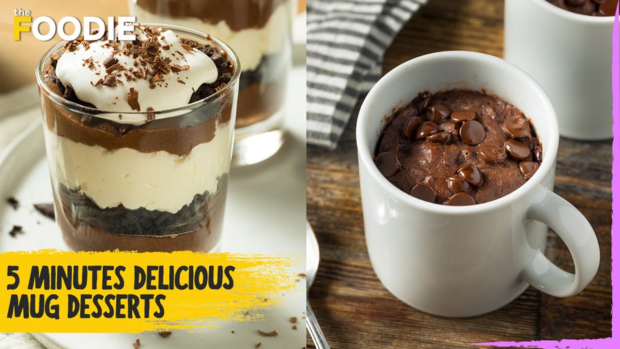 5 Minutes Delicious Mug Desserts Chocolate Mousse Trifle Chocolate