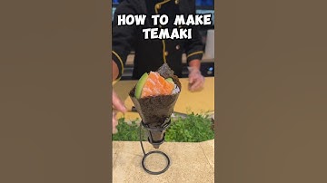 HOW TO MAKE TEMAKI #sushi #temaki