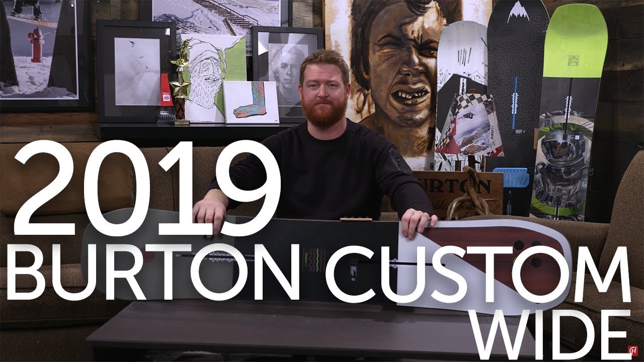 2019 Burton Custom Wide Snowboard Review - YouTube