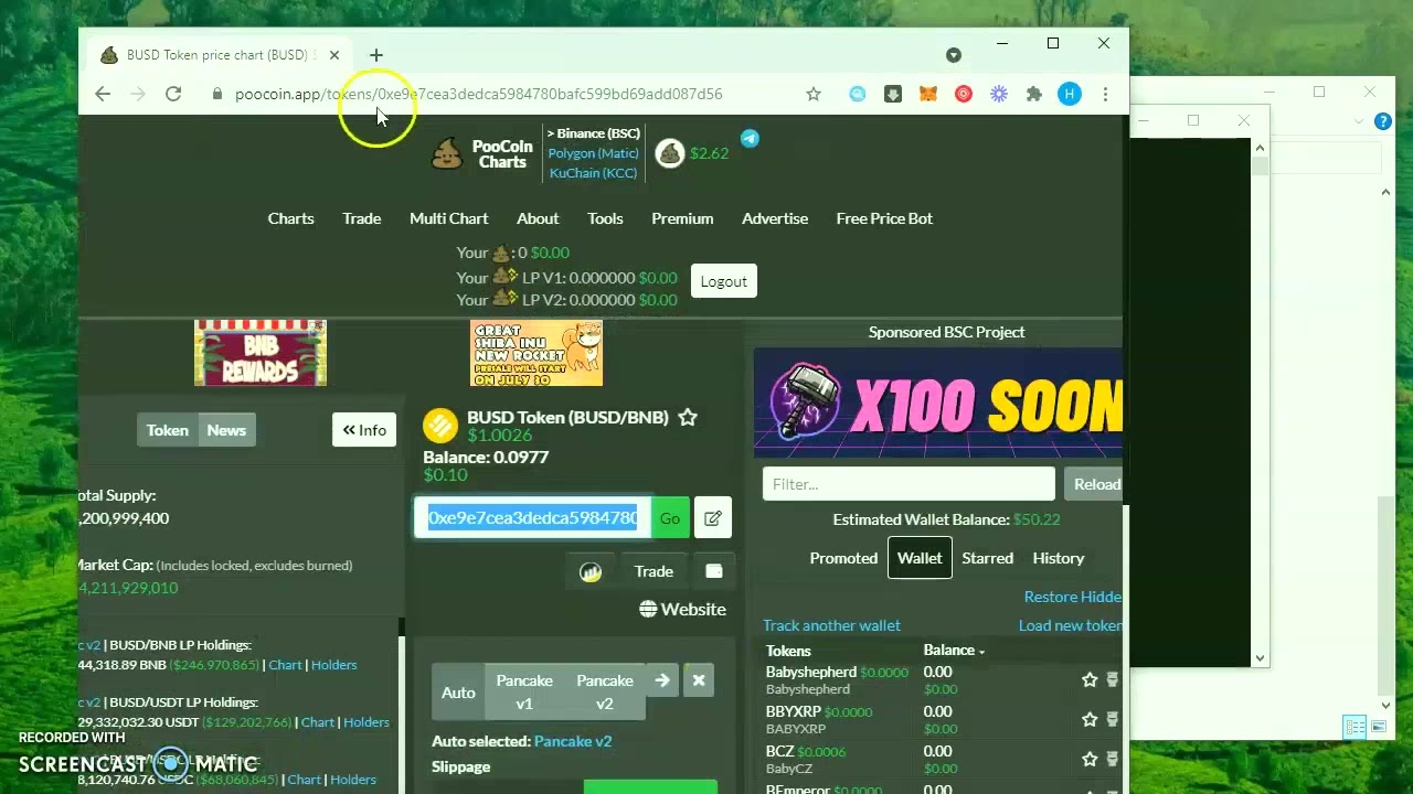 PancakeSwap Bot - Sniper Bot and many more features | New Update 