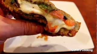 Arugula, Fennel and Parmesan Salad/ Roast Beef, Onion jam Panino recipe