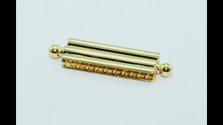 bayonet lock for necklaces and bracelets in 18KT gold, handmade