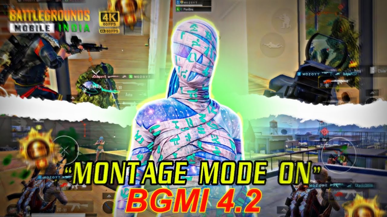 PUBG/BGMI 4.2 Montage | INSANE Fights at Military Base Rooftop & Burn House 🔥
