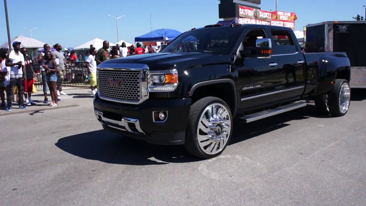 Black Beach Weekend 2k17 Black GMC Denali HD Dually on ... Black Beach Weekend 2k17 Black GMC Denali HD Dually on ...