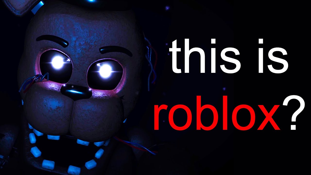 roblox fnaf is SCARIER than we thought…