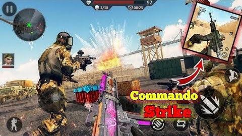 FPS Commando Strike Mission - Android  Gameplay/Green team VS Red Team #Commando_Strike #FPS #Action